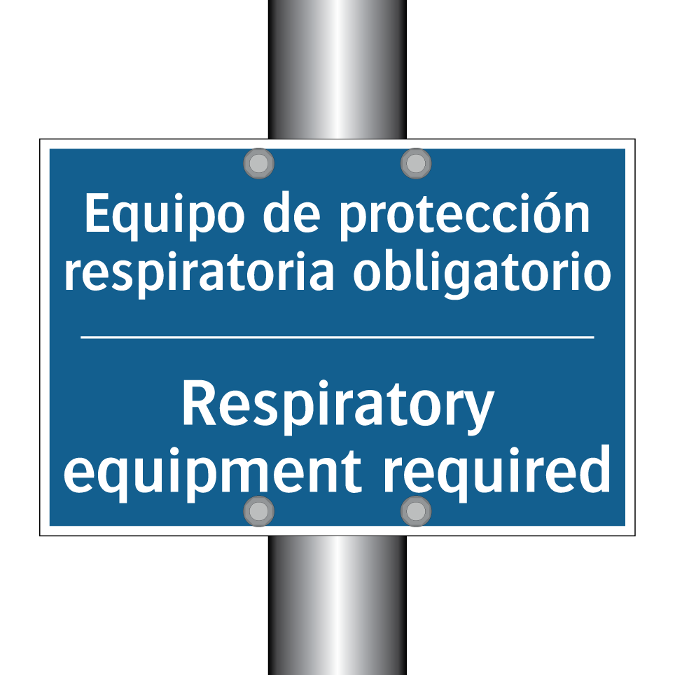 Equipo de protección respiratoria /.../ - Respiratory equipment required