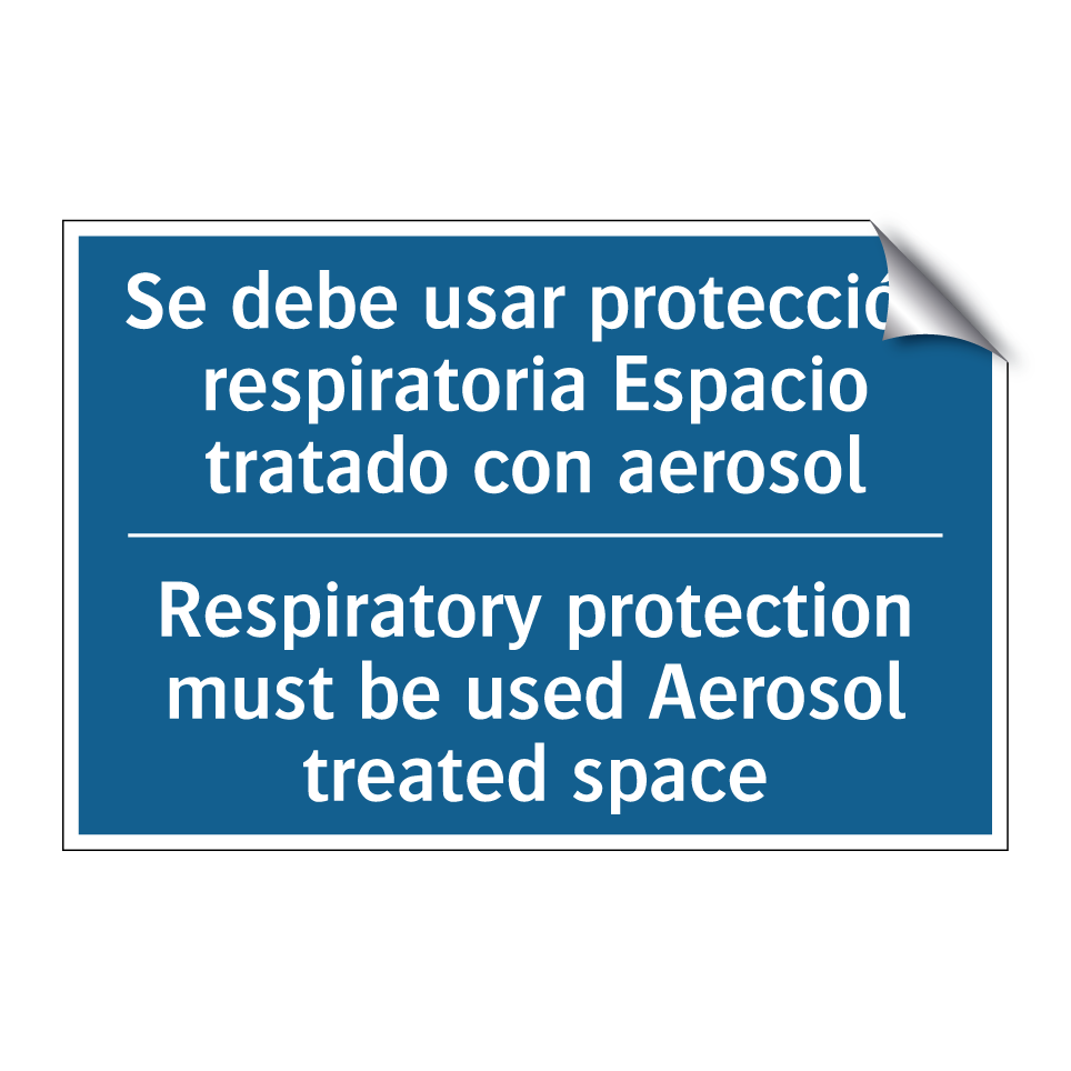 Se debe usar protección respiratoria /.../ - Respiratory protection must be /.../