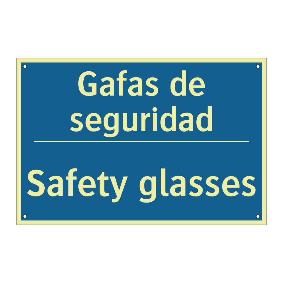 Gafas de seguridad - Safety glasses