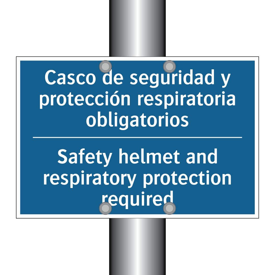 Casco de seguridad y protección /.../ - Safety helmet and respiratory /.../