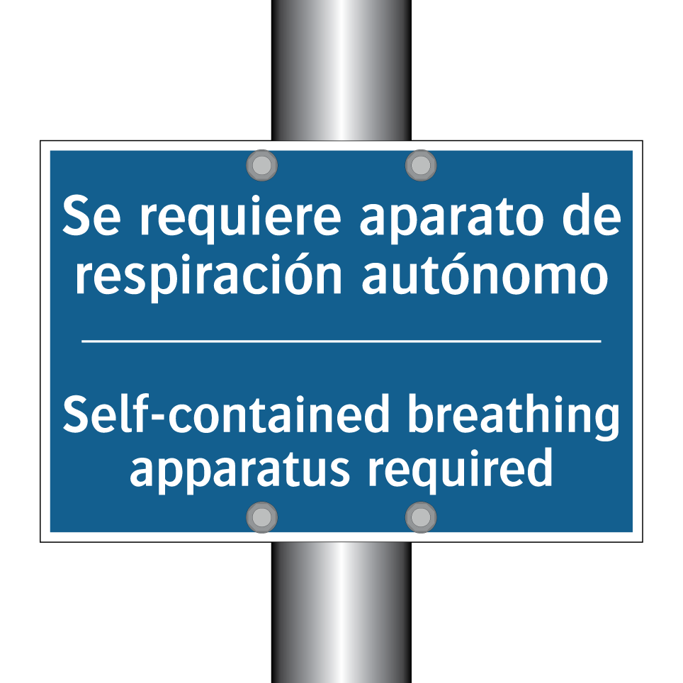 Se requiere aparato de respiración /.../ - Self-contained breathing apparatus /.../