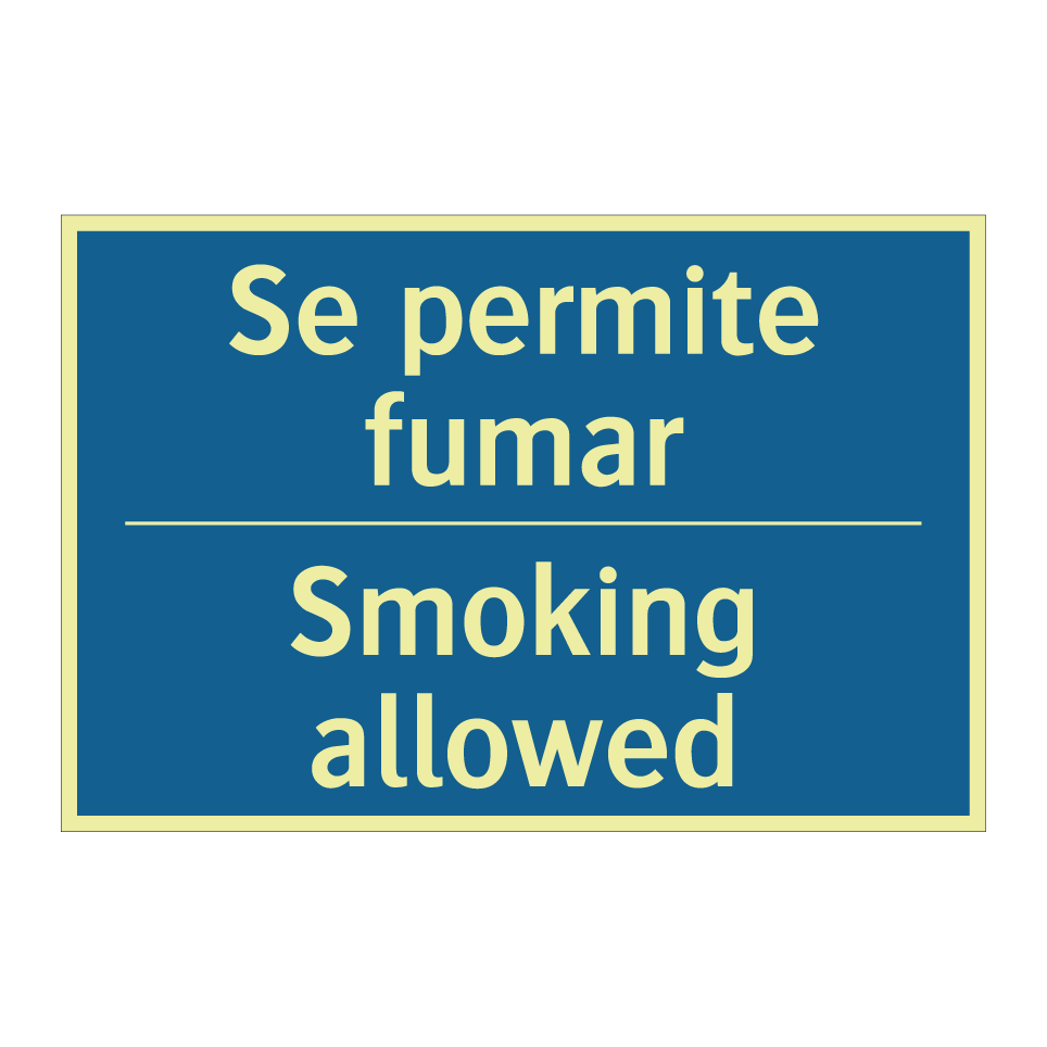 Se permite fumar - Smoking allowed