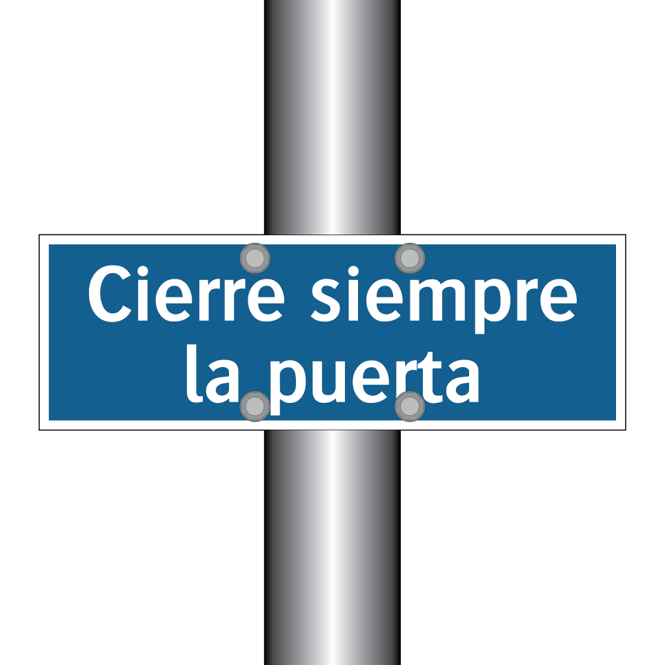 Cierre siempre la puerta