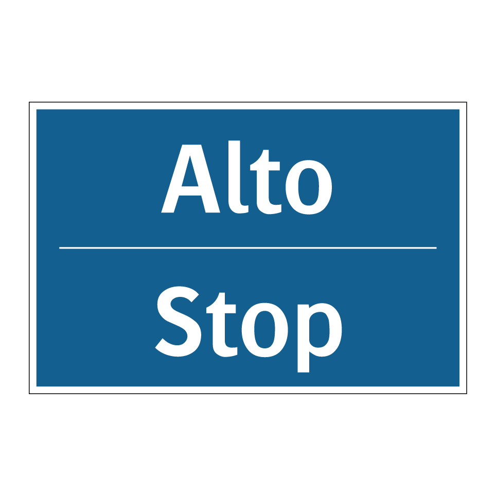 Alto - Stop