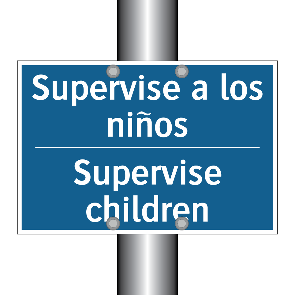 Supervise a los niños - Supervise children
