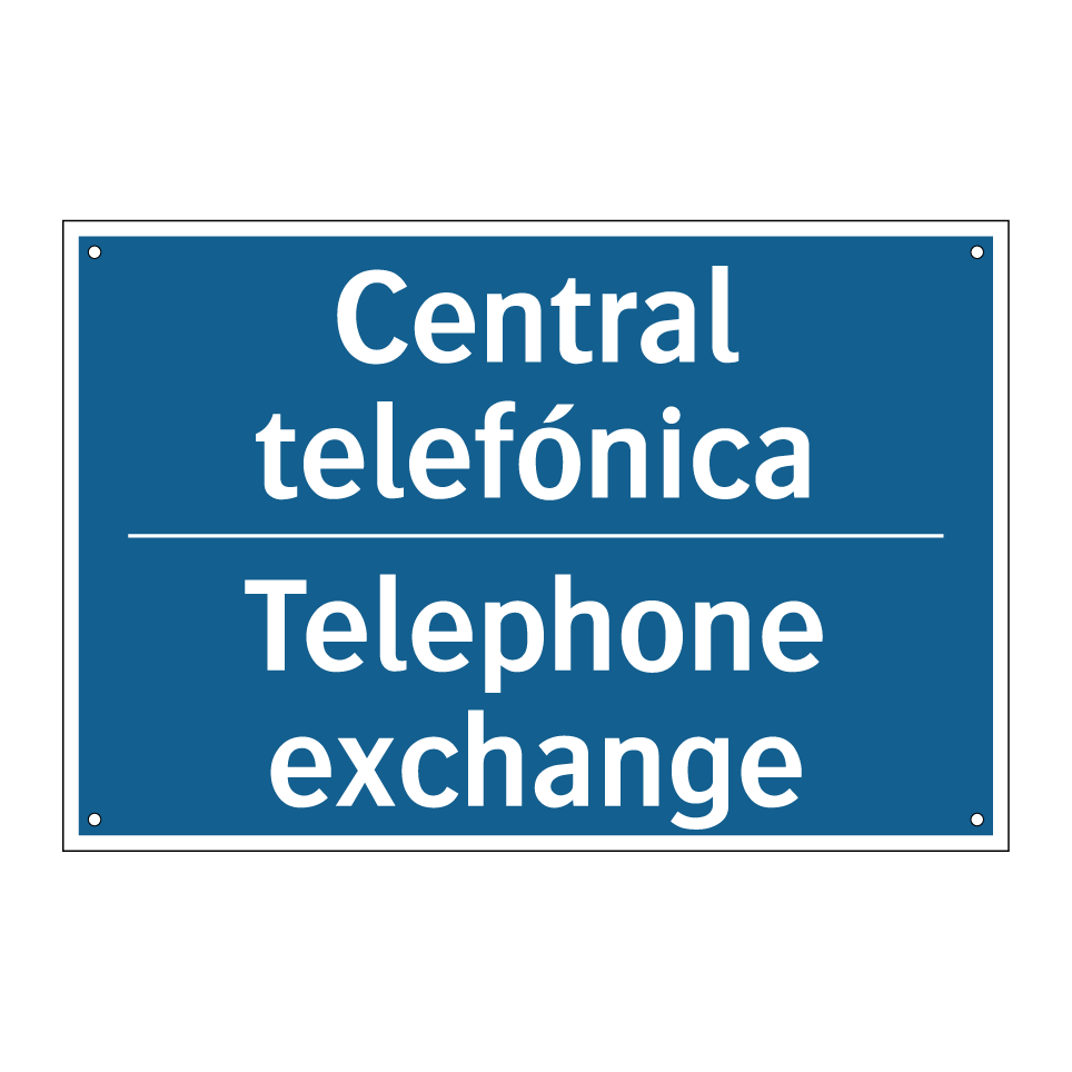 Central telefónica - Telephone exchange