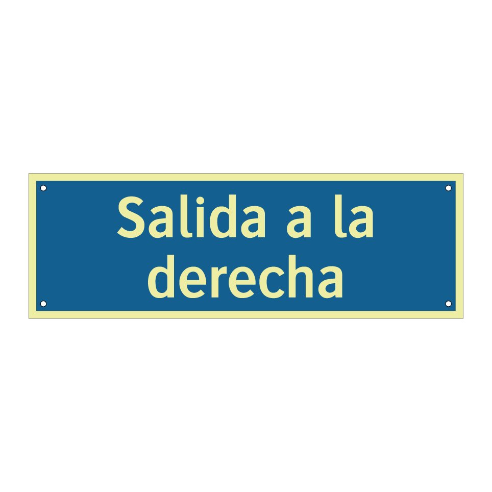 Salida a la derecha