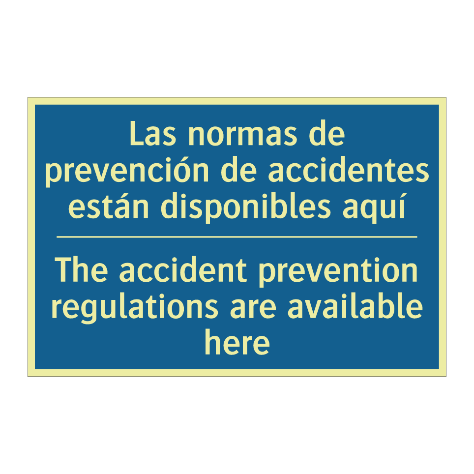 Las normas de prevención de accidentes /.../ - The accident prevention regulations /.../