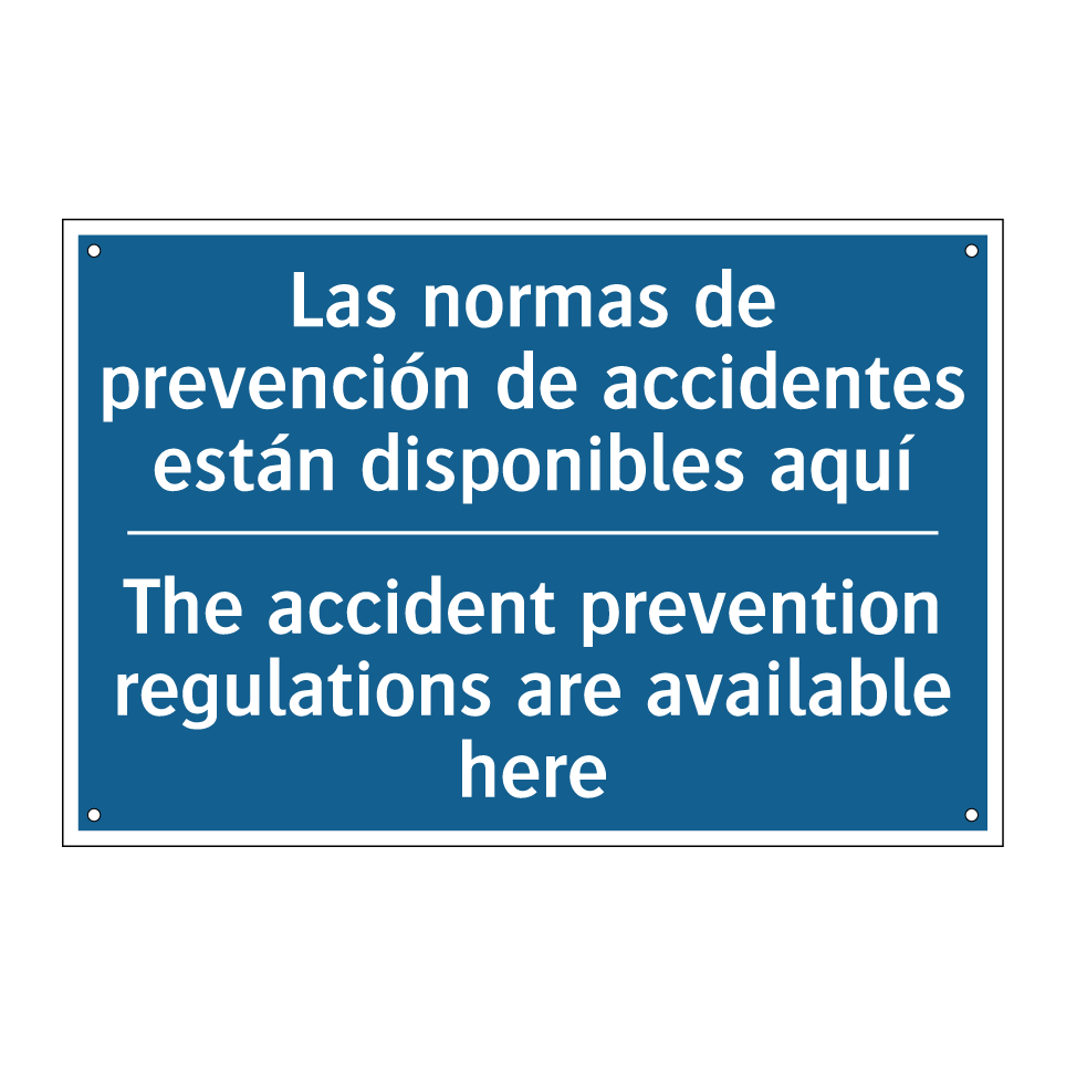 Las normas de prevención de accidentes /.../ - The accident prevention regulations /.../