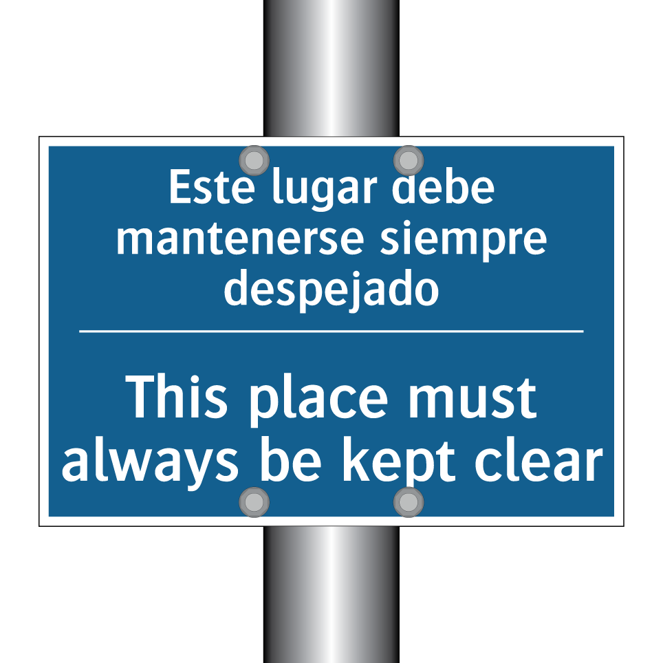 Este lugar debe mantenerse siempre /.../ - This place must always be kept /.../