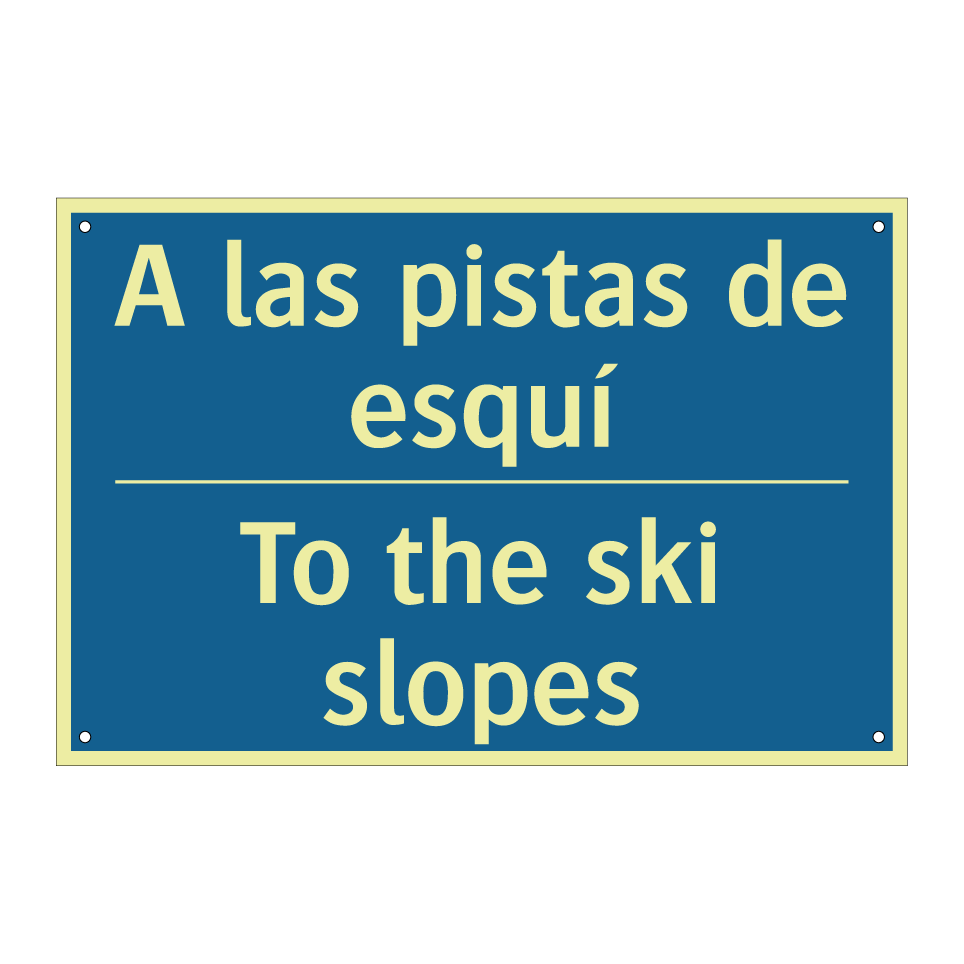 A las pistas de esquí - To the ski slopes