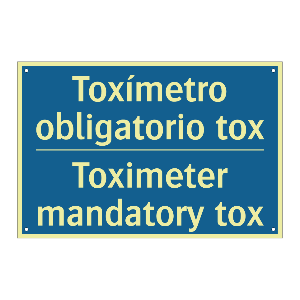 Toxímetro obligatorio tox - Toximeter mandatory tox