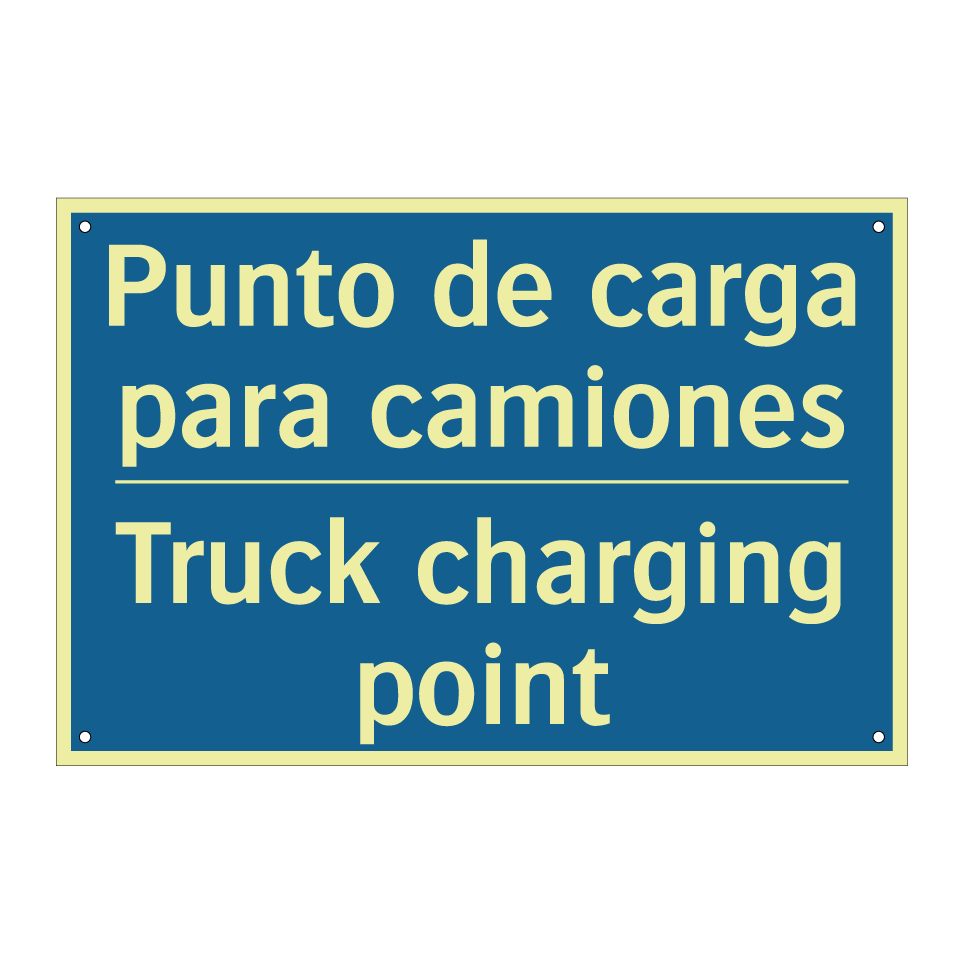 Punto de carga para camiones - Truck charging point