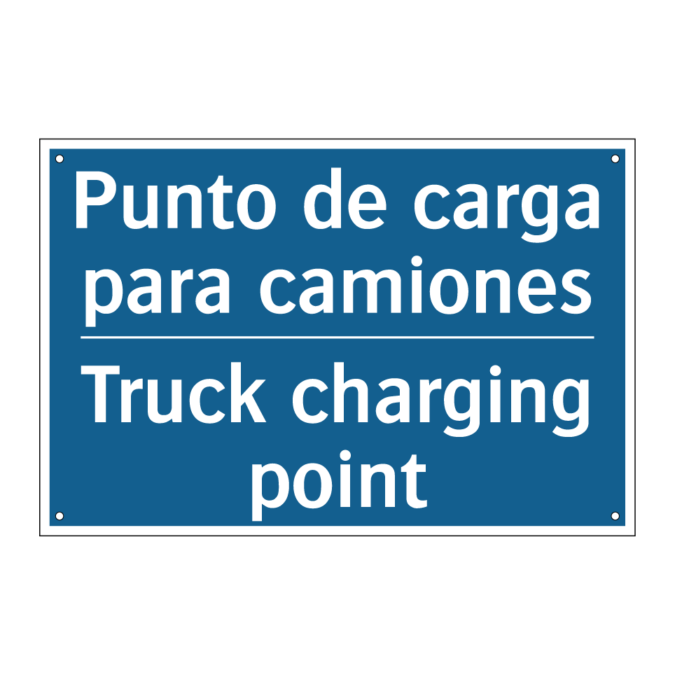 Punto de carga para camiones - Truck charging point