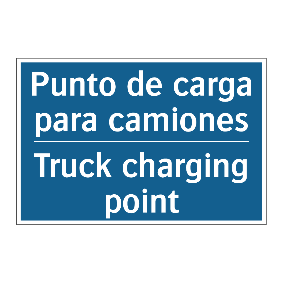 Punto de carga para camiones - Truck charging point