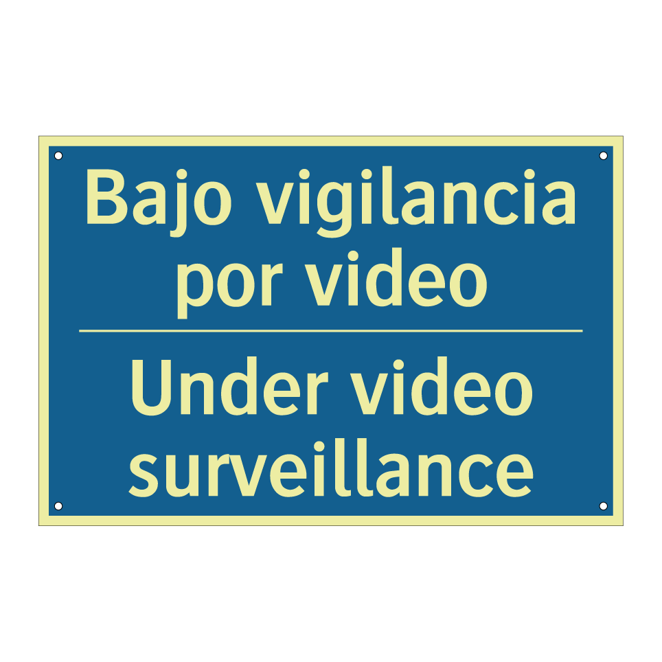 Bajo vigilancia por video - Under video surveillance