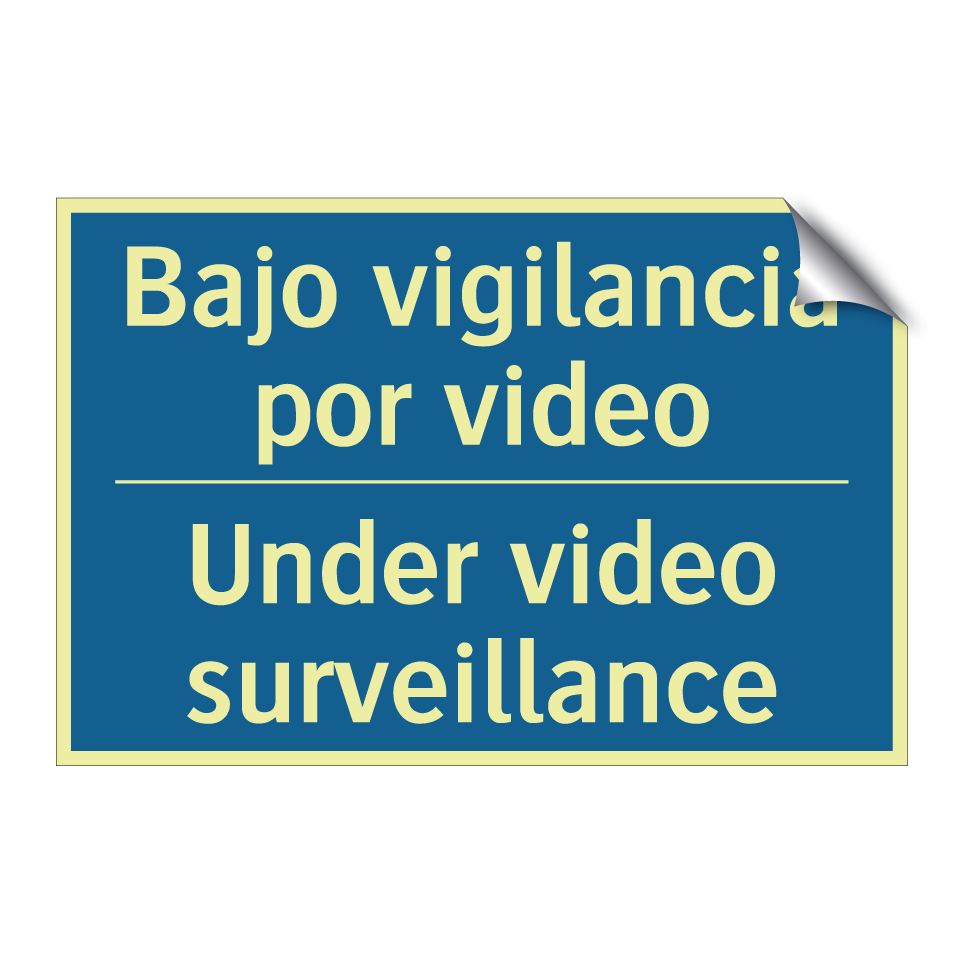 Bajo vigilancia por video - Under video surveillance