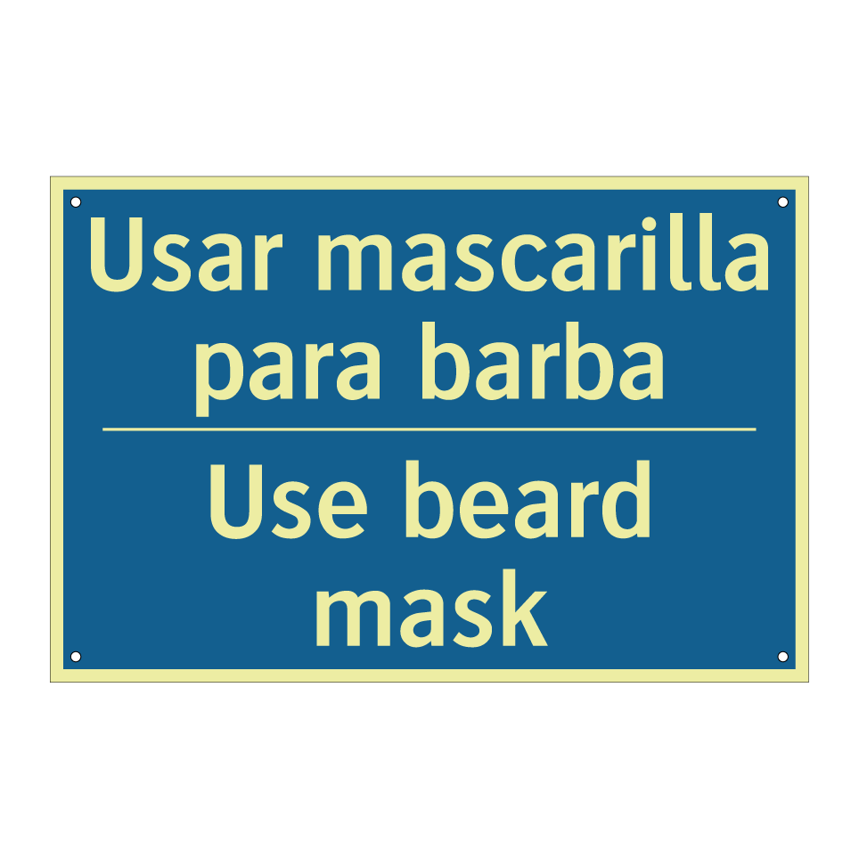 Usar mascarilla para barba - Use beard mask
