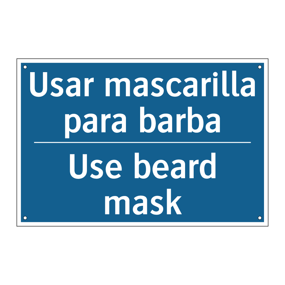 Usar mascarilla para barba - Use beard mask