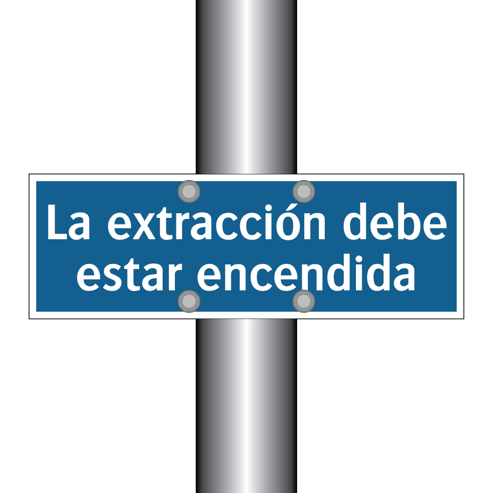 La extracción debe estar encendida