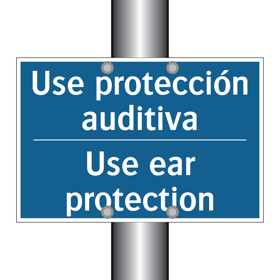 Use protección auditiva - Use ear protection