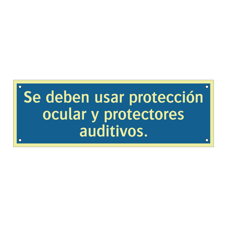Se deben usar protección ocular y protectores auditivos.