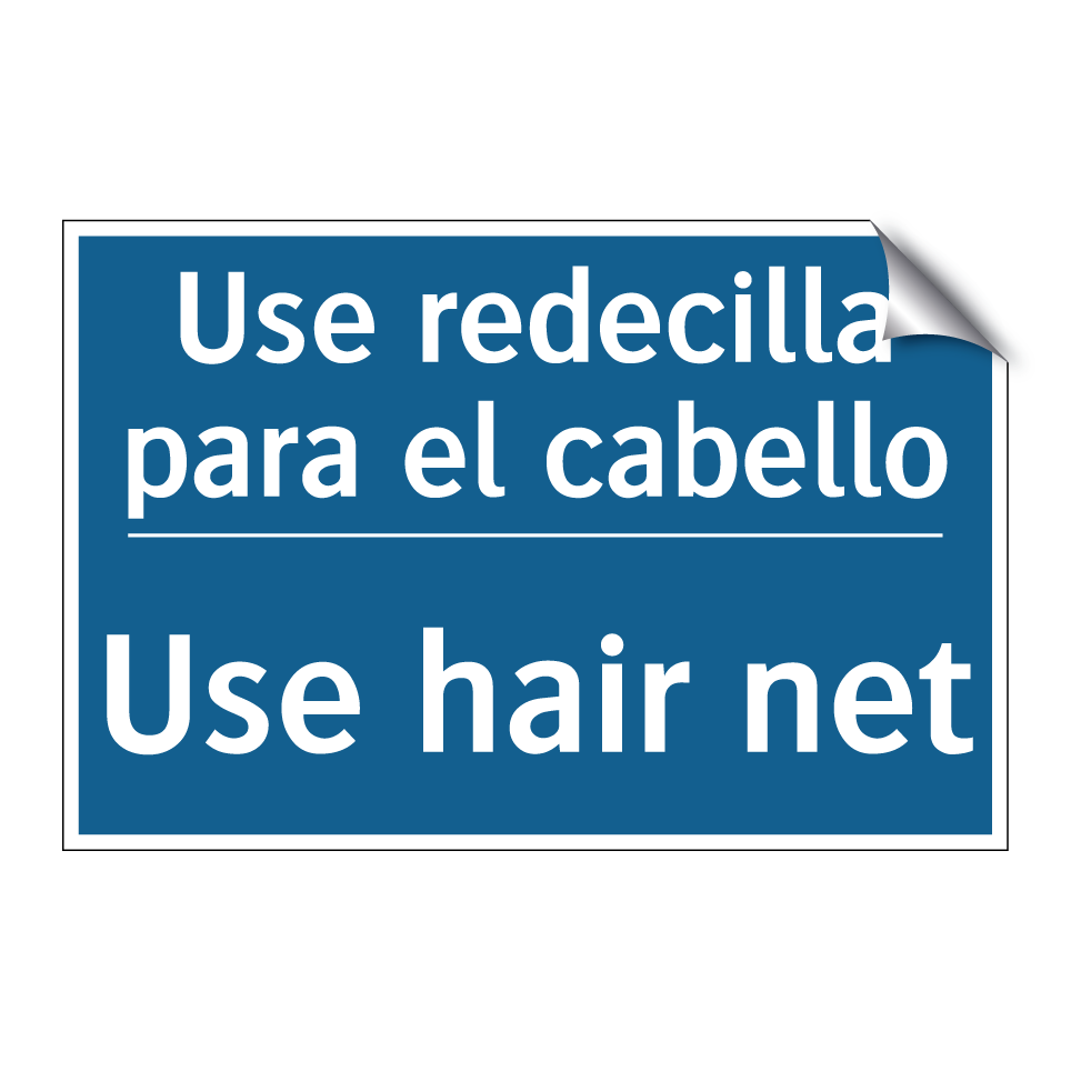 Use redecilla para el cabello - Use hair net