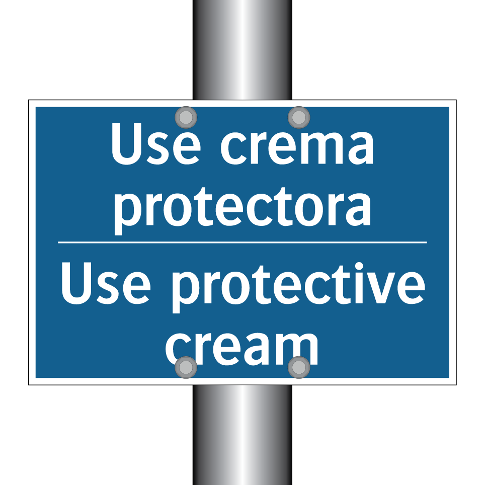 Use crema protectora - Use protective cream