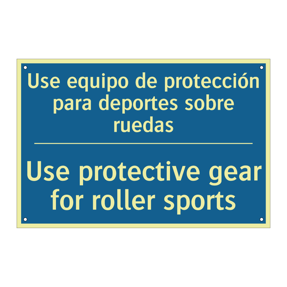 Use equipo de protección para /.../ - Use protective gear for roller /.../