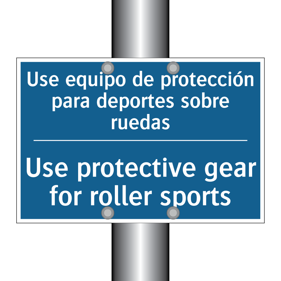 Use equipo de protección para /.../ - Use protective gear for roller /.../