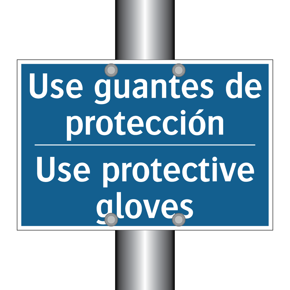 Use guantes de protección - Use protective gloves
