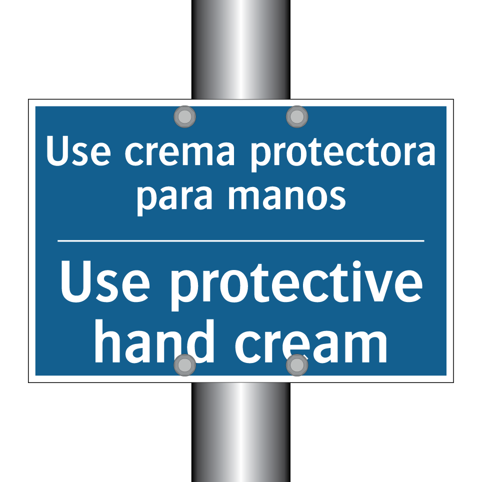 Use crema protectora para manos /.../ - Use protective hand cream
