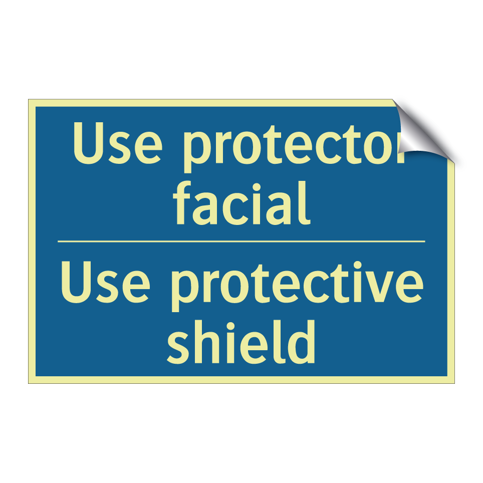 Use protector facial - Use protective shield