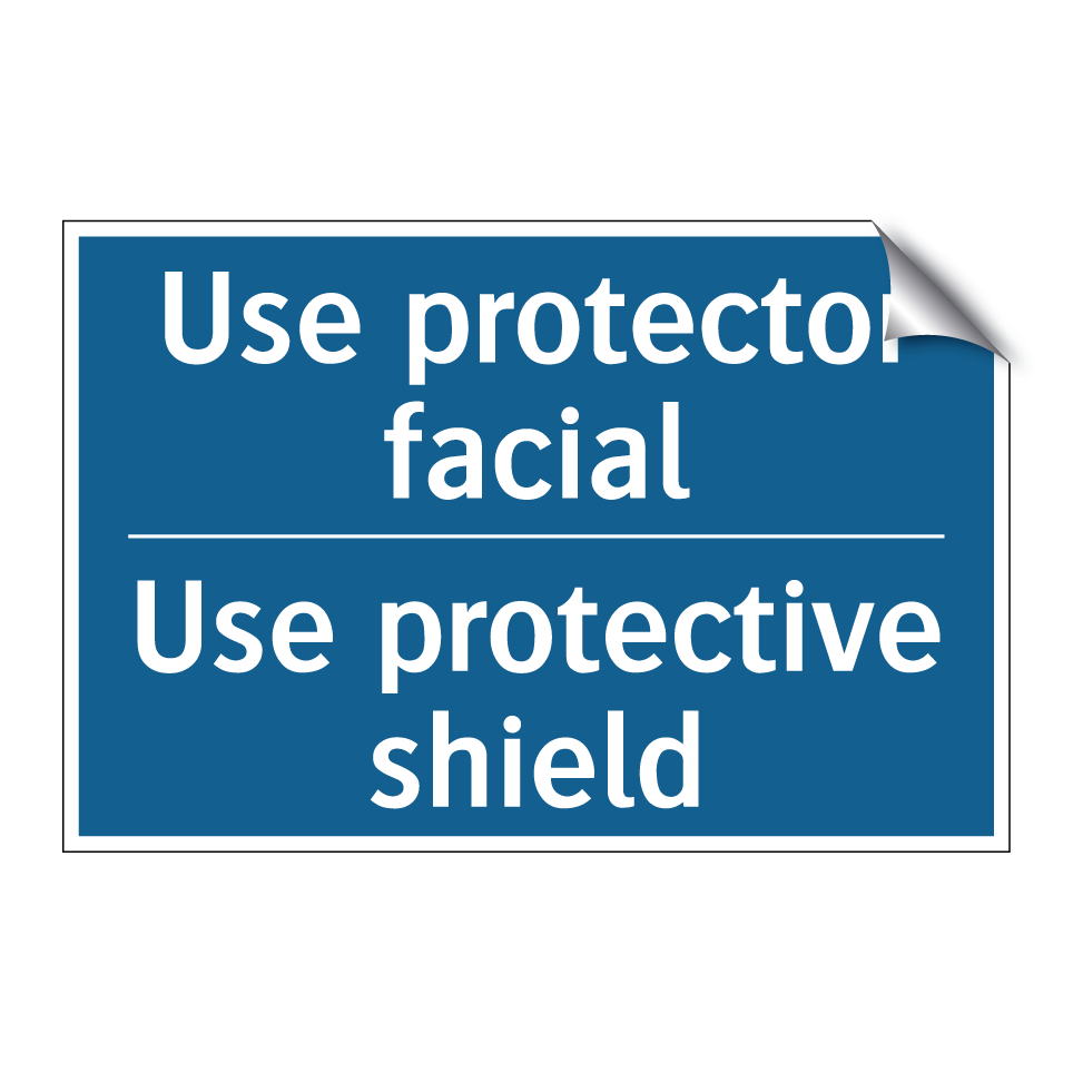 Use protector facial - Use protective shield