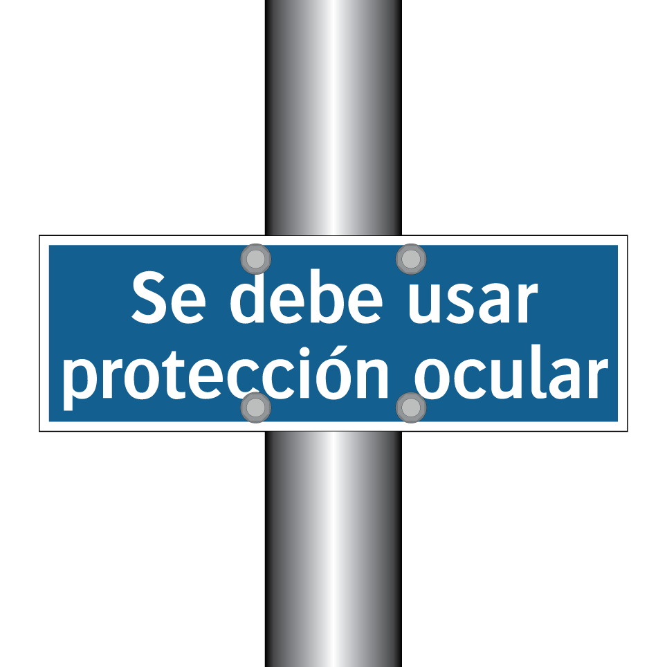 Se debe usar protección ocular