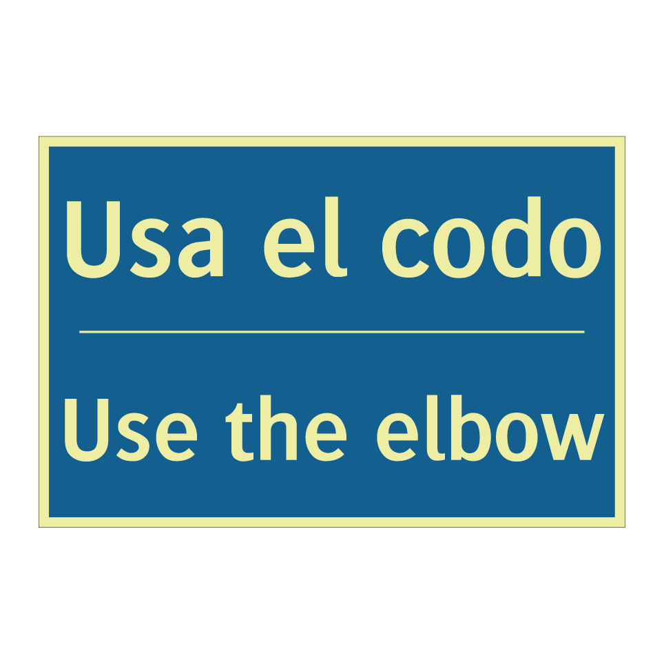 Usa el codo - Use the elbow