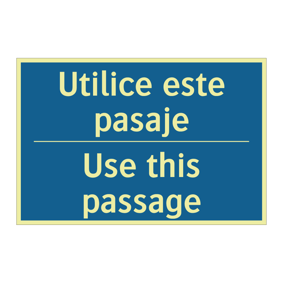 Utilice este pasaje - Use this passage