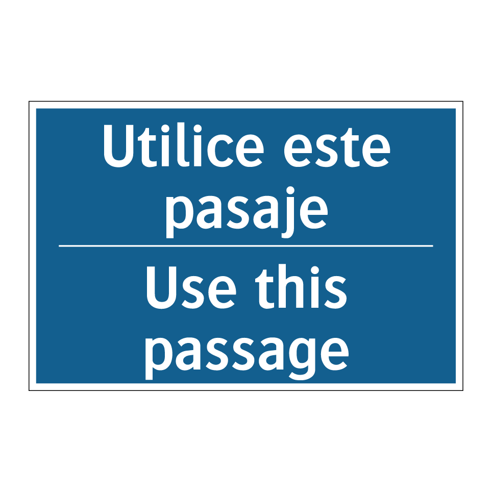 Utilice este pasaje - Use this passage