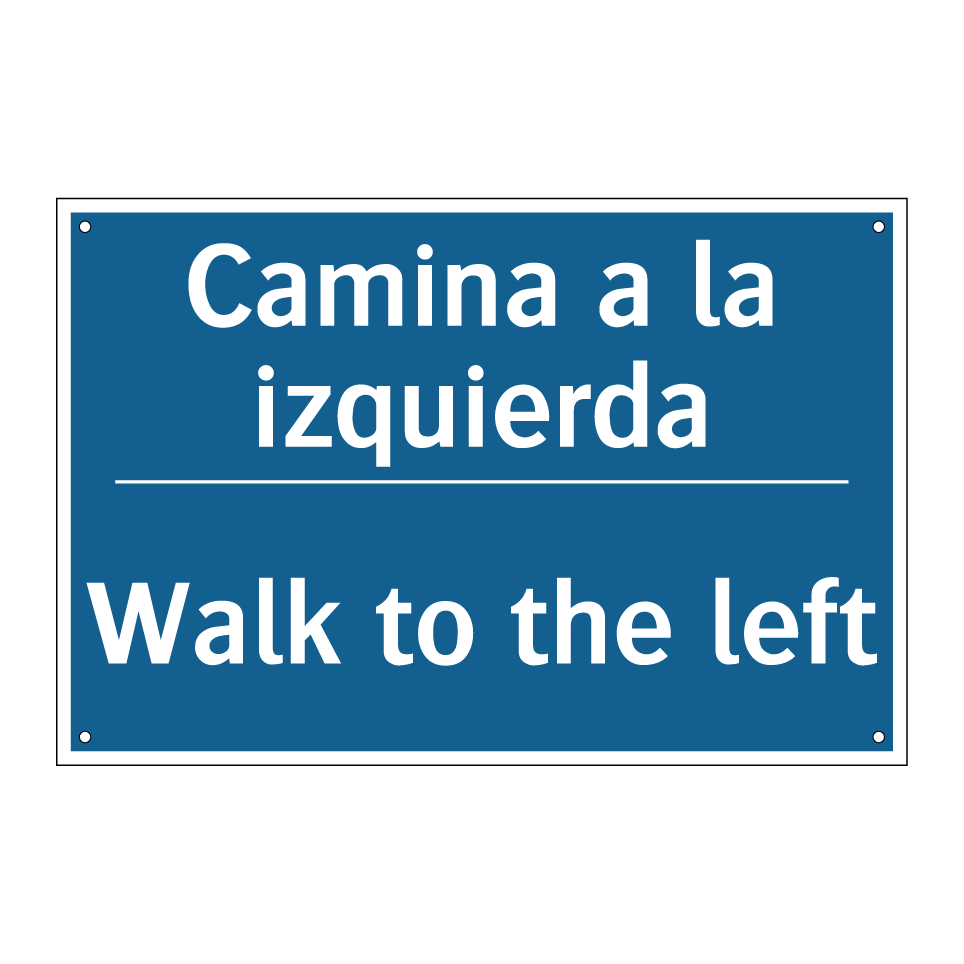 Camina a la izquierda - Walk to the left
