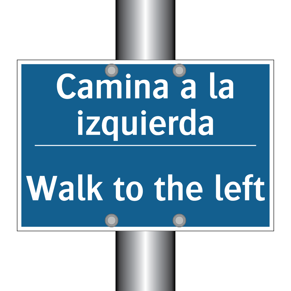 Camina a la izquierda - Walk to the left