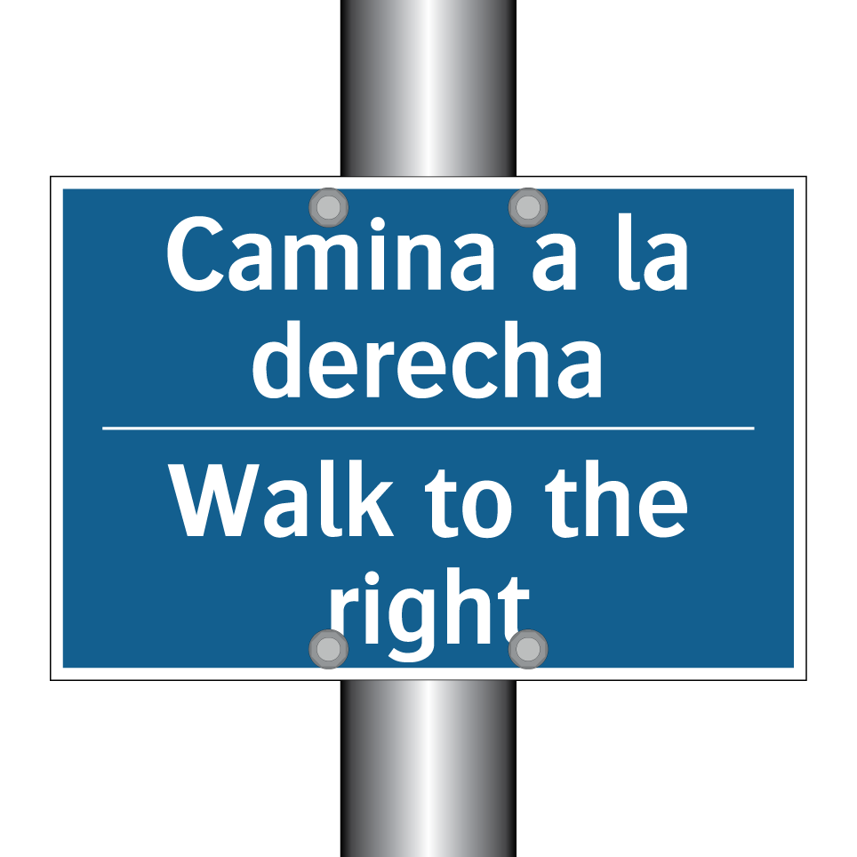 Camina a la derecha - Walk to the right