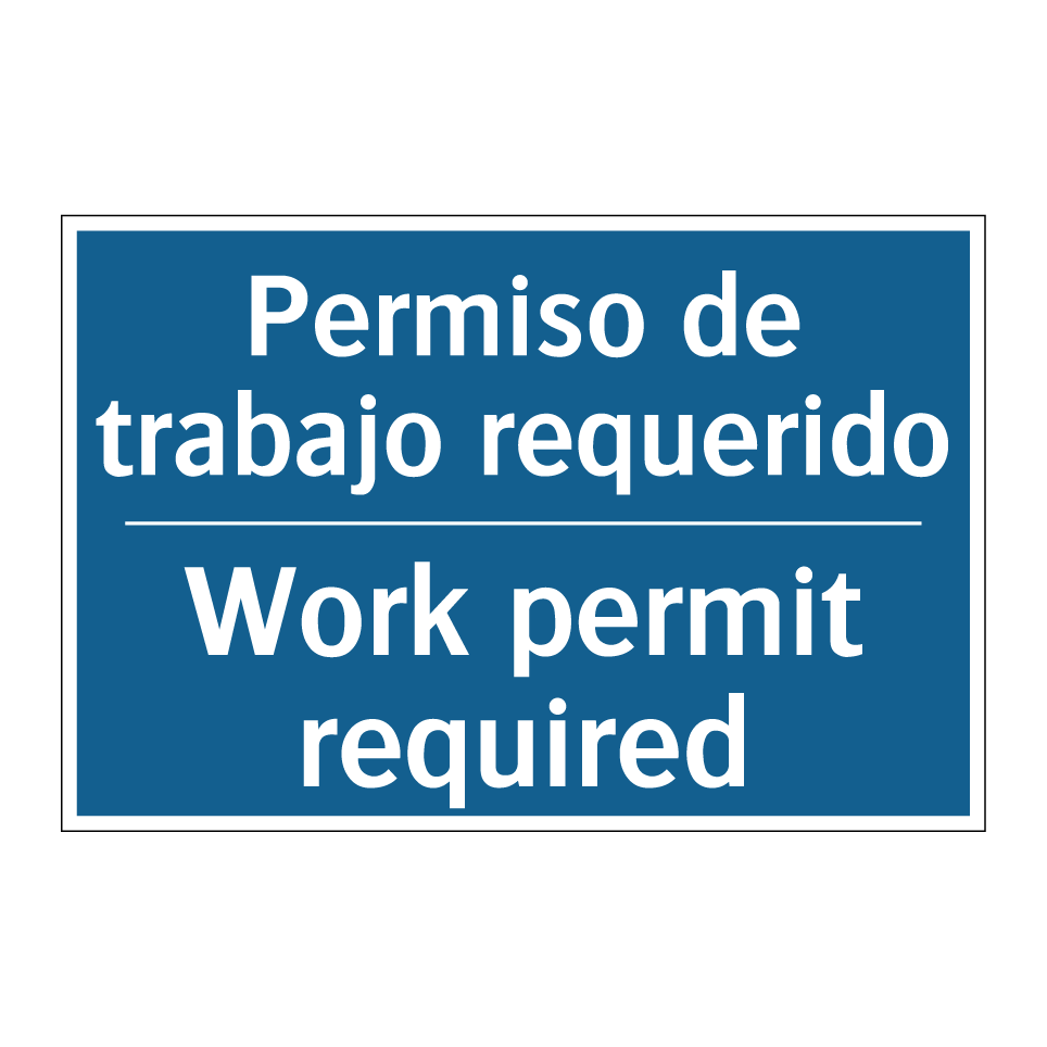 Permiso de trabajo requerido - Work permit required