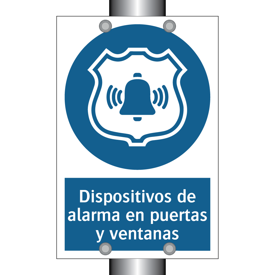 Dispositivos de alarma en puertas y ventanas