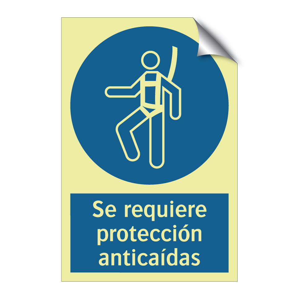 Se requiere protección anticaídas