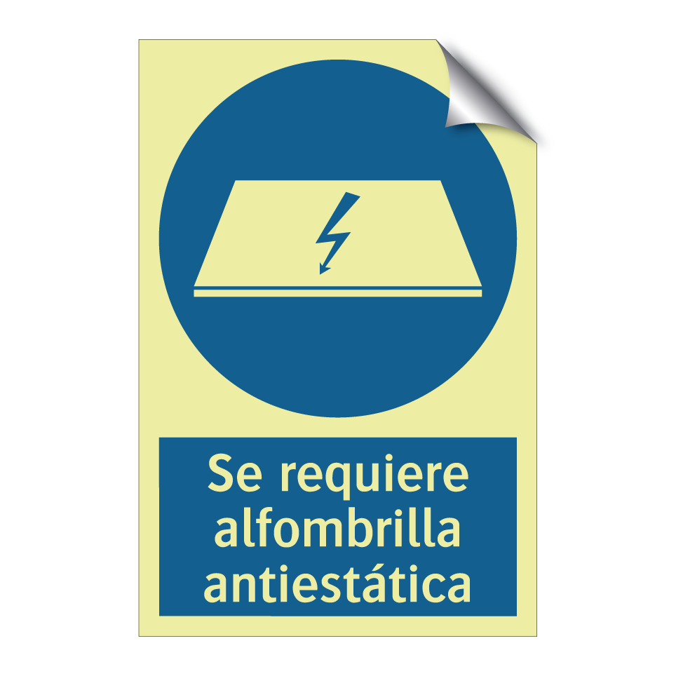 Se requiere alfombrilla antiestática
