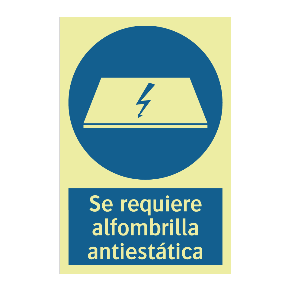 Se requiere alfombrilla antiestática