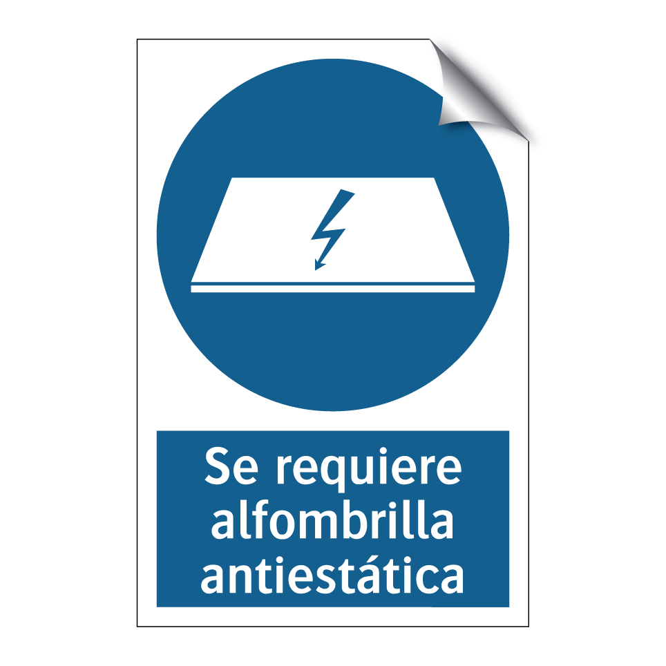 Se requiere alfombrilla antiestática