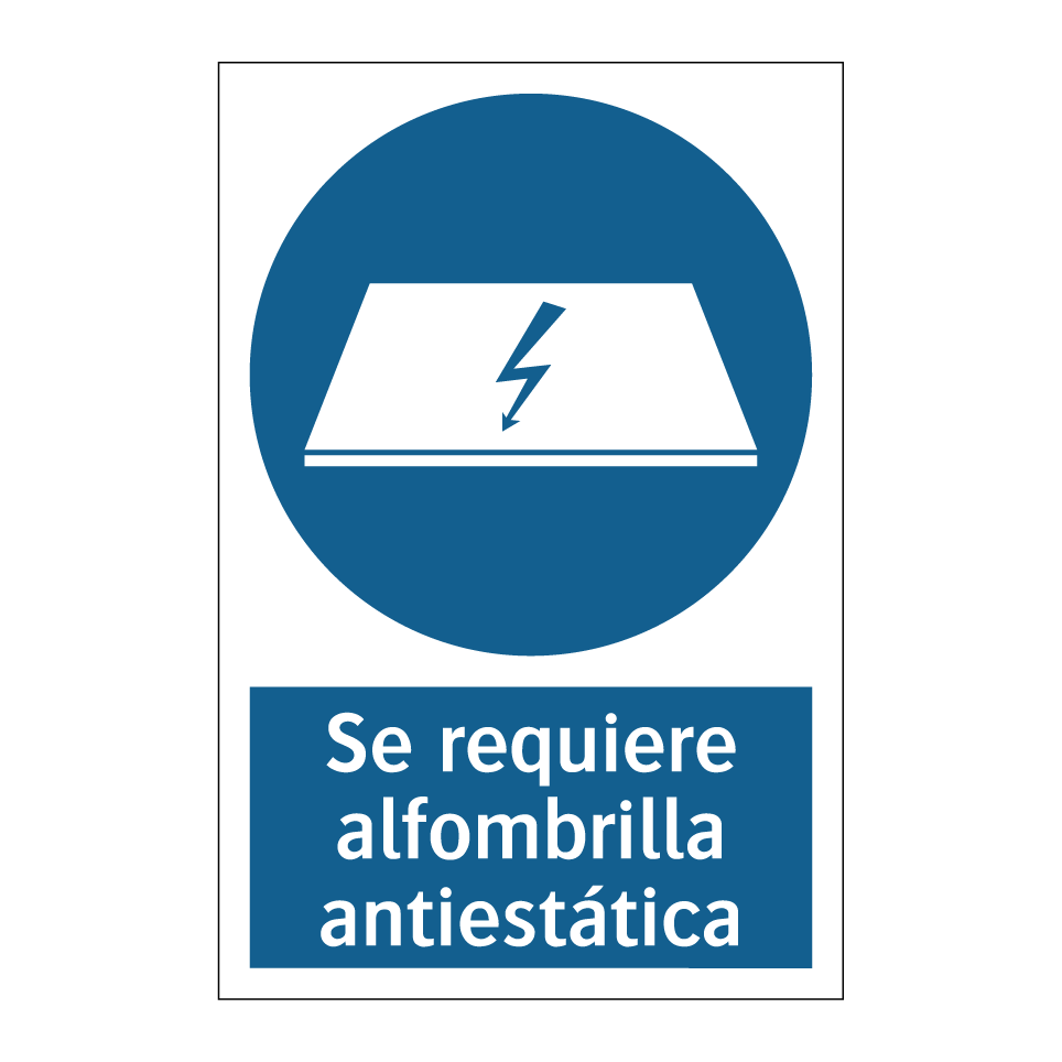Se requiere alfombrilla antiestática