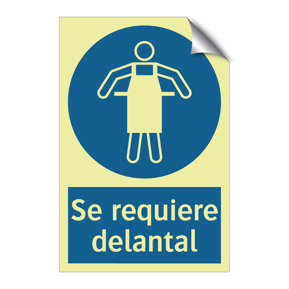 Se requiere delantal