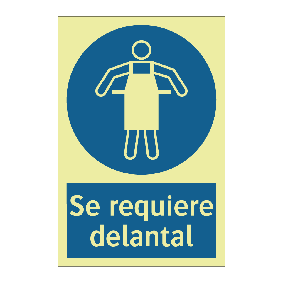 Se requiere delantal